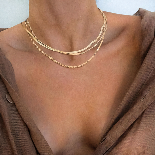 3-delige Klassieke Choker Kettingenset