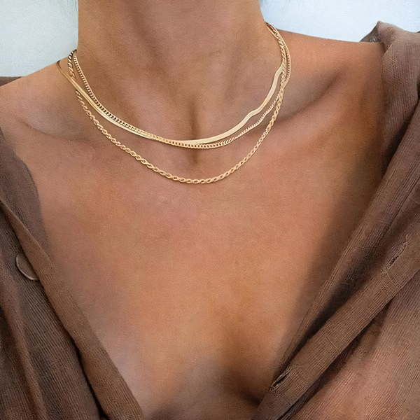 3-delige Klassieke Choker Kettingenset