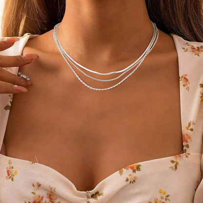 3-delige Klassieke Choker Kettingenset