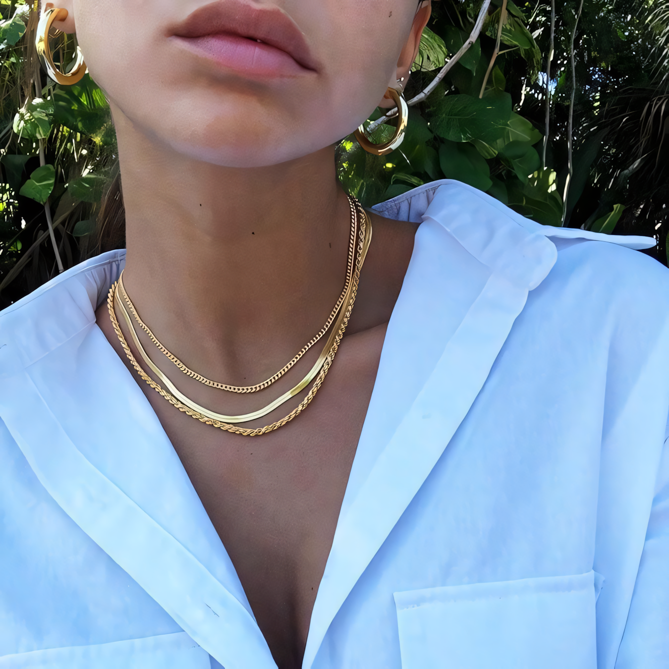 3-delige Klassieke Choker Kettingenset