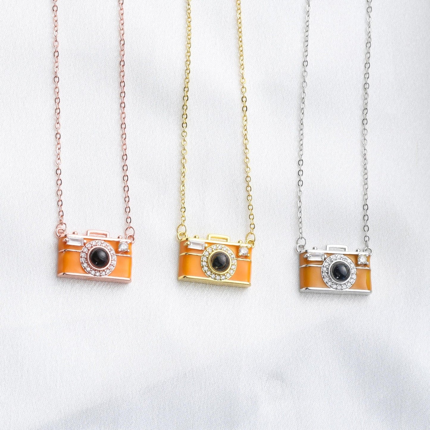 Fijne Camera Gepersonaliseerde Ketting