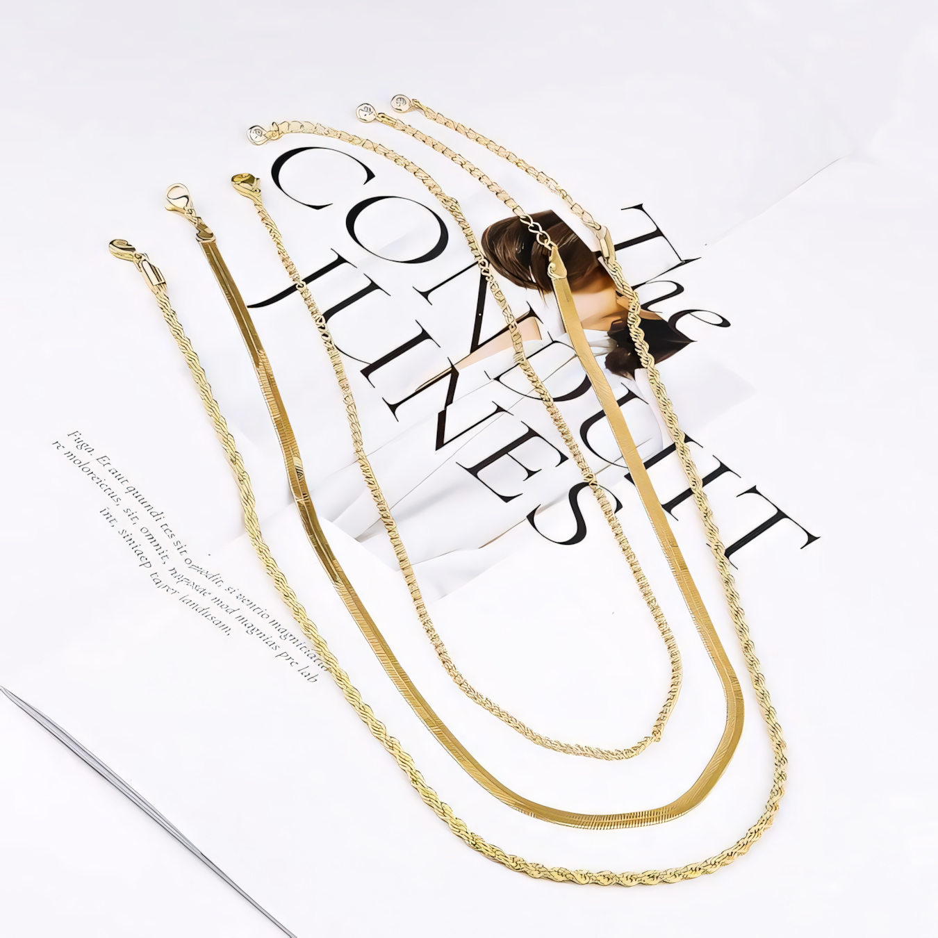 3-delige Klassieke Choker Kettingenset