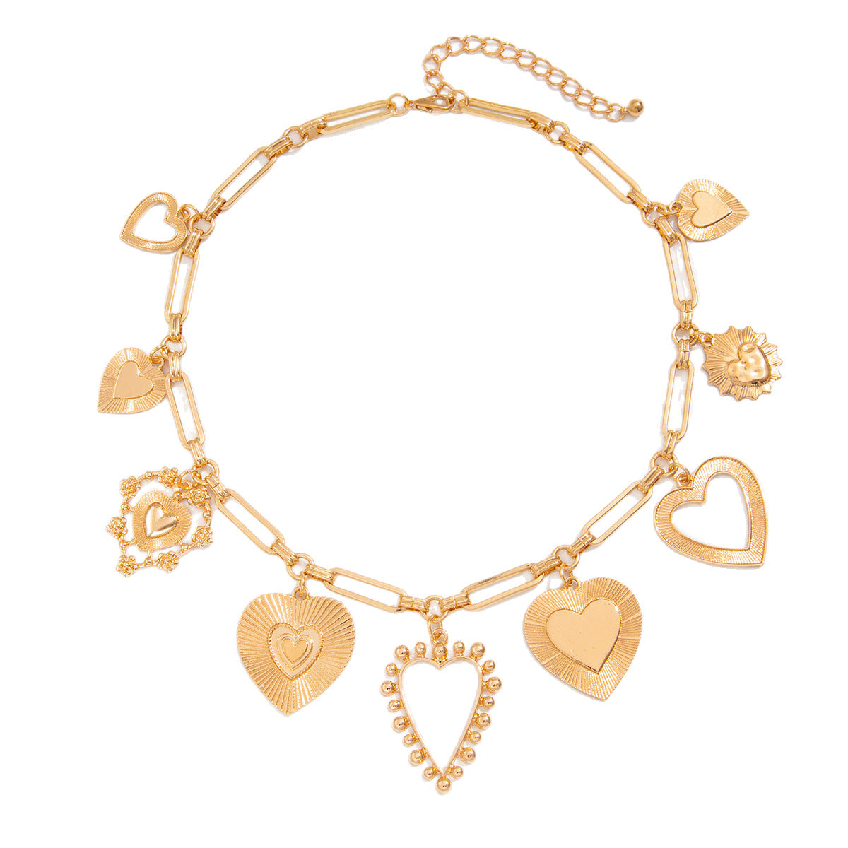 Chunky Hartjes Ketting