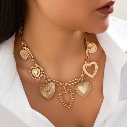 Chunky Hartjes Ketting