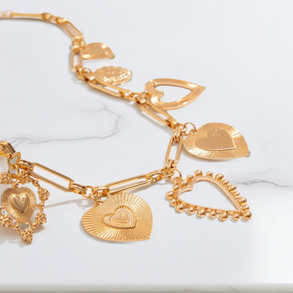 Chunky Hartjes Ketting