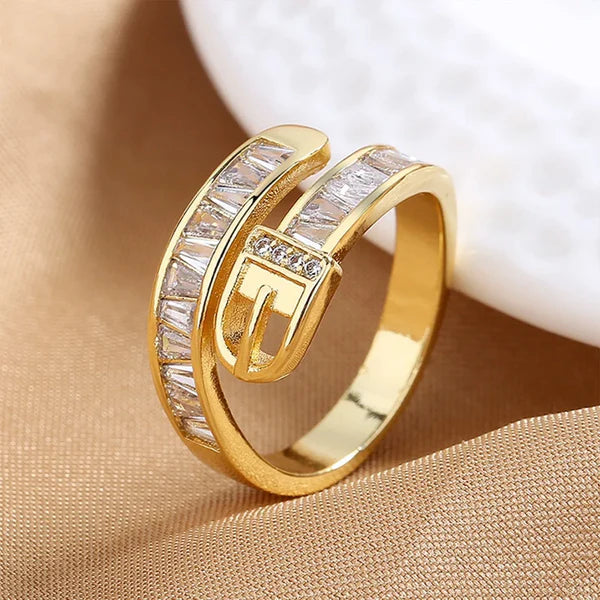 Diamanten Riem Ring