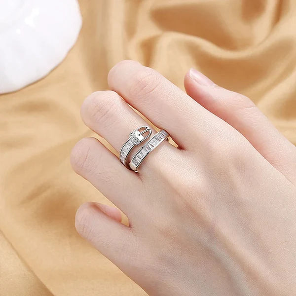 Diamanten Riem Ring