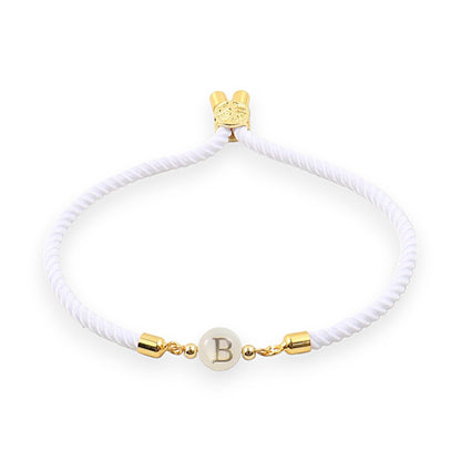 Verstelbare Initialen Armbanden