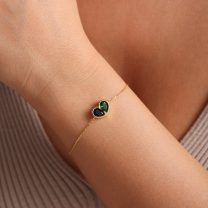 Forever Linked Birthstone Hart Ketting & Armband